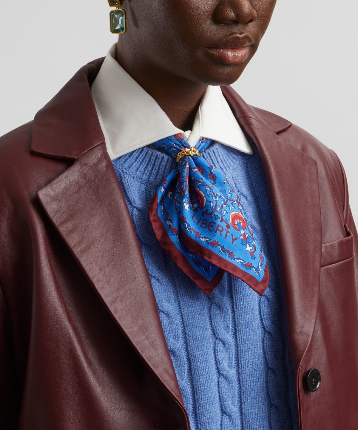 ロデン シルクツイル スカーフ 45