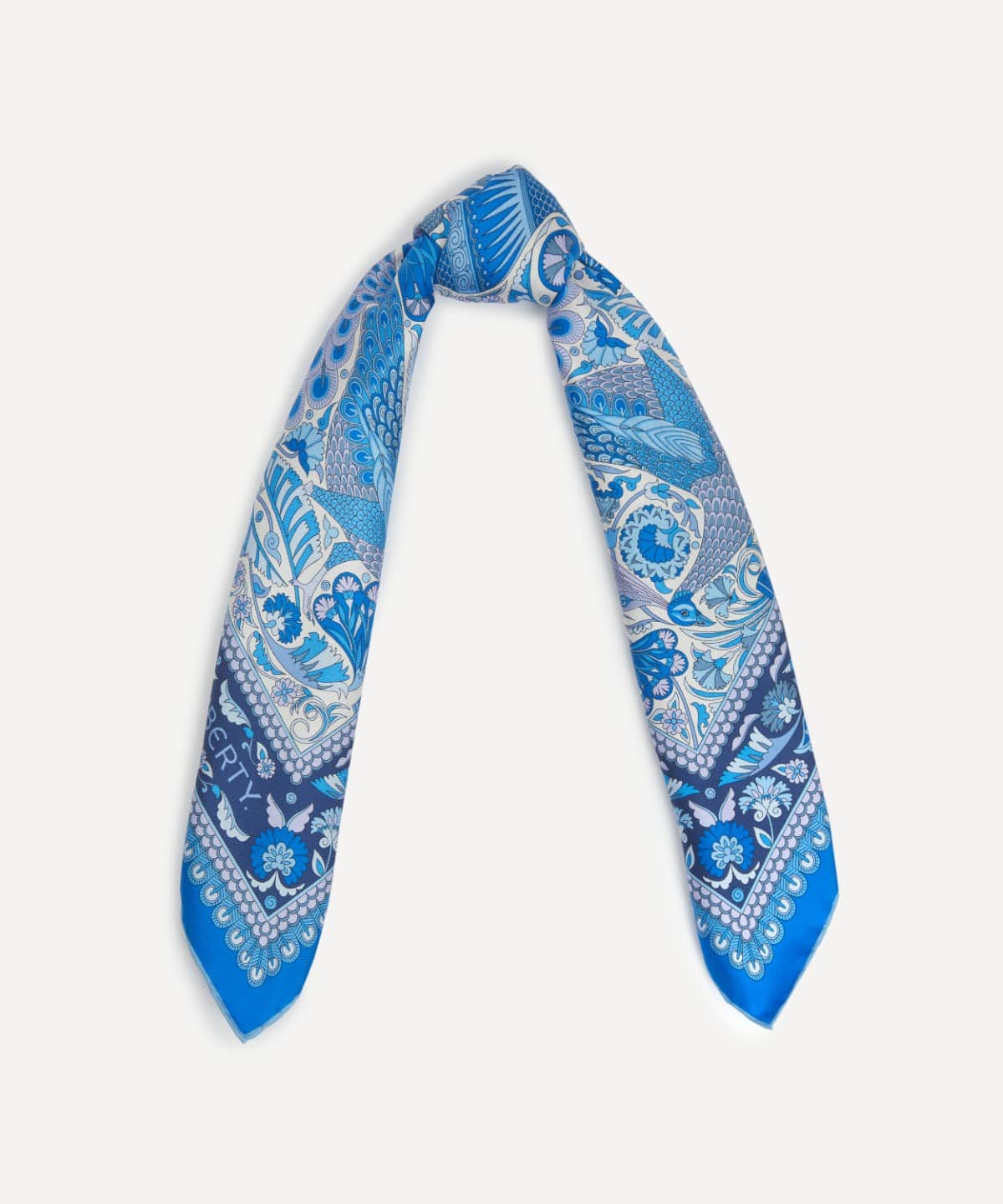 ピーコック ガーデン シルクツイル スカーフ 70