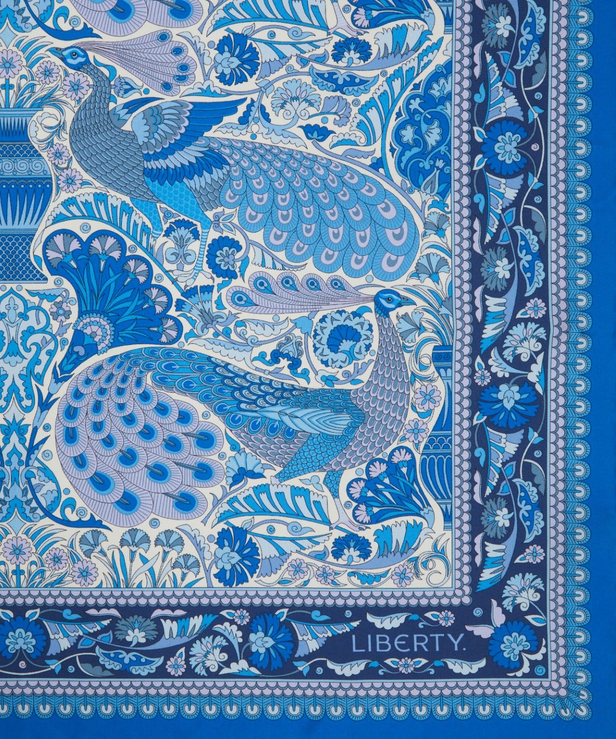 ピーコック ガーデン シルクツイル スカーフ 70