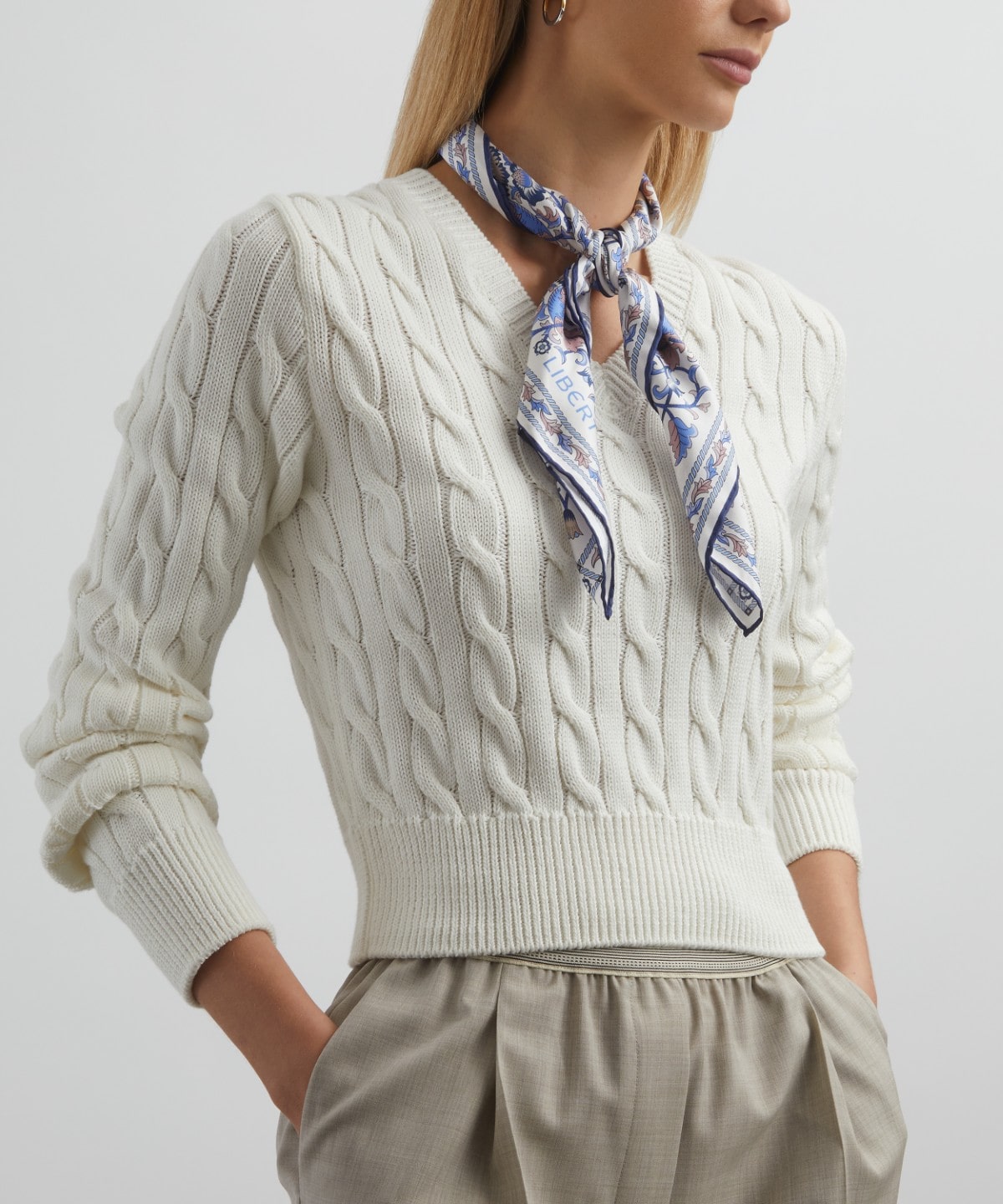 ロデン シルクツイル スカーフ 70