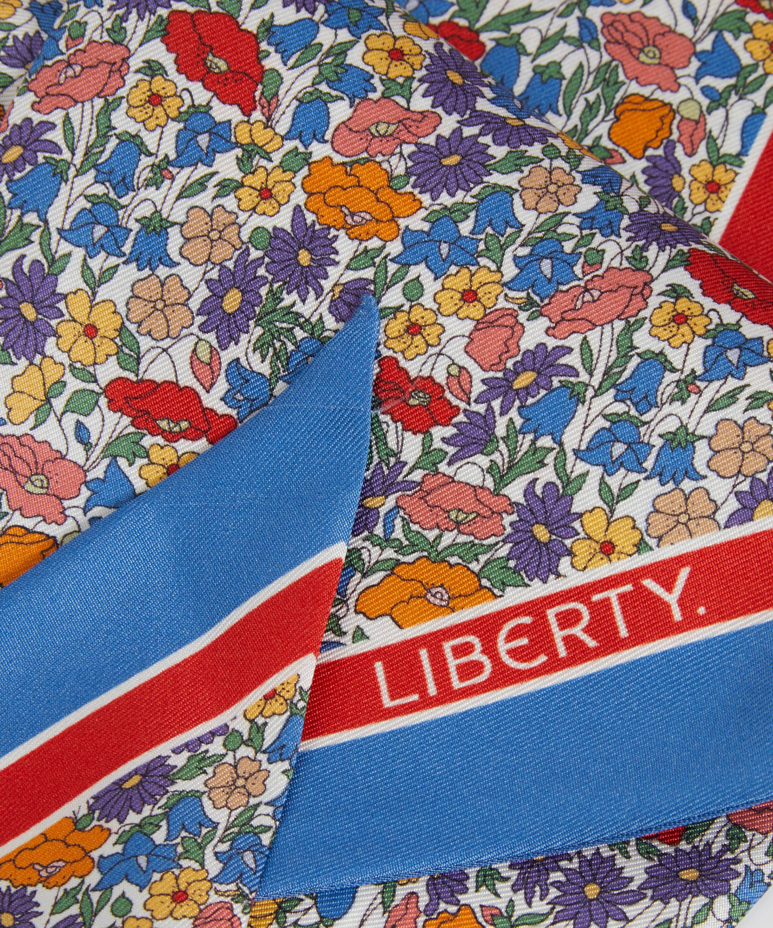 ポピー アンド デイジー 30x100cm シルク ツイル スカーフ｜リバティ Liberty 公式オンライン