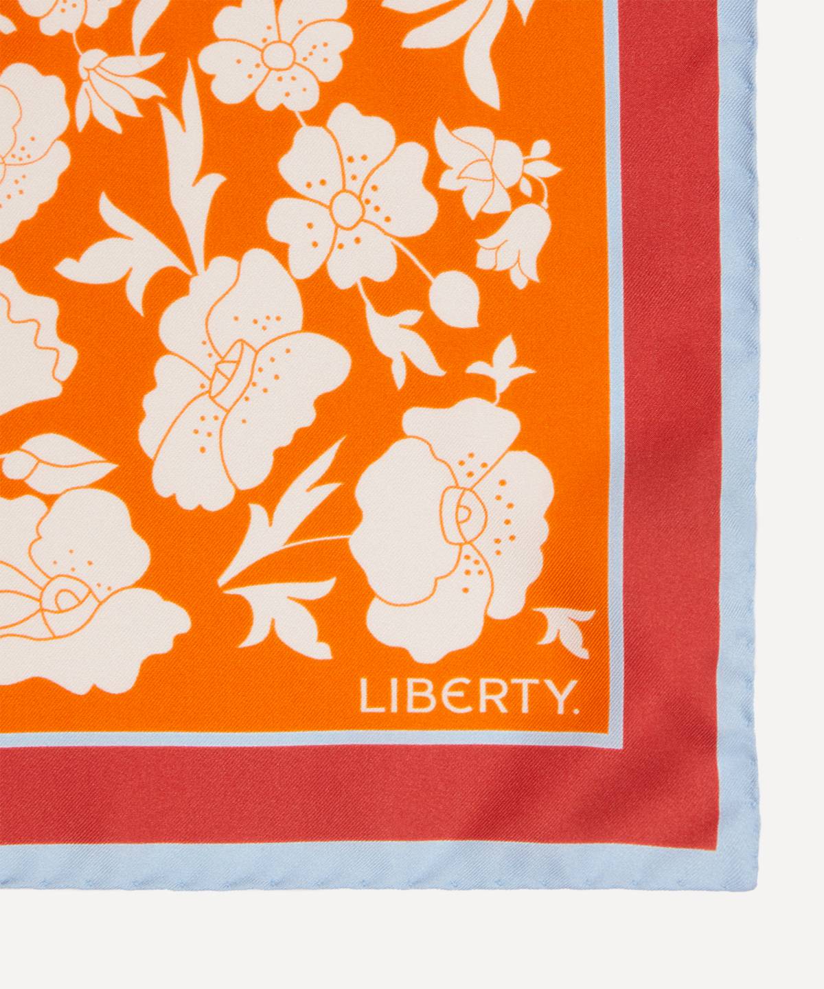 ポピー アンド デイジー シルク ツイル スカーフ｜リバティ Liberty 公式オンライン