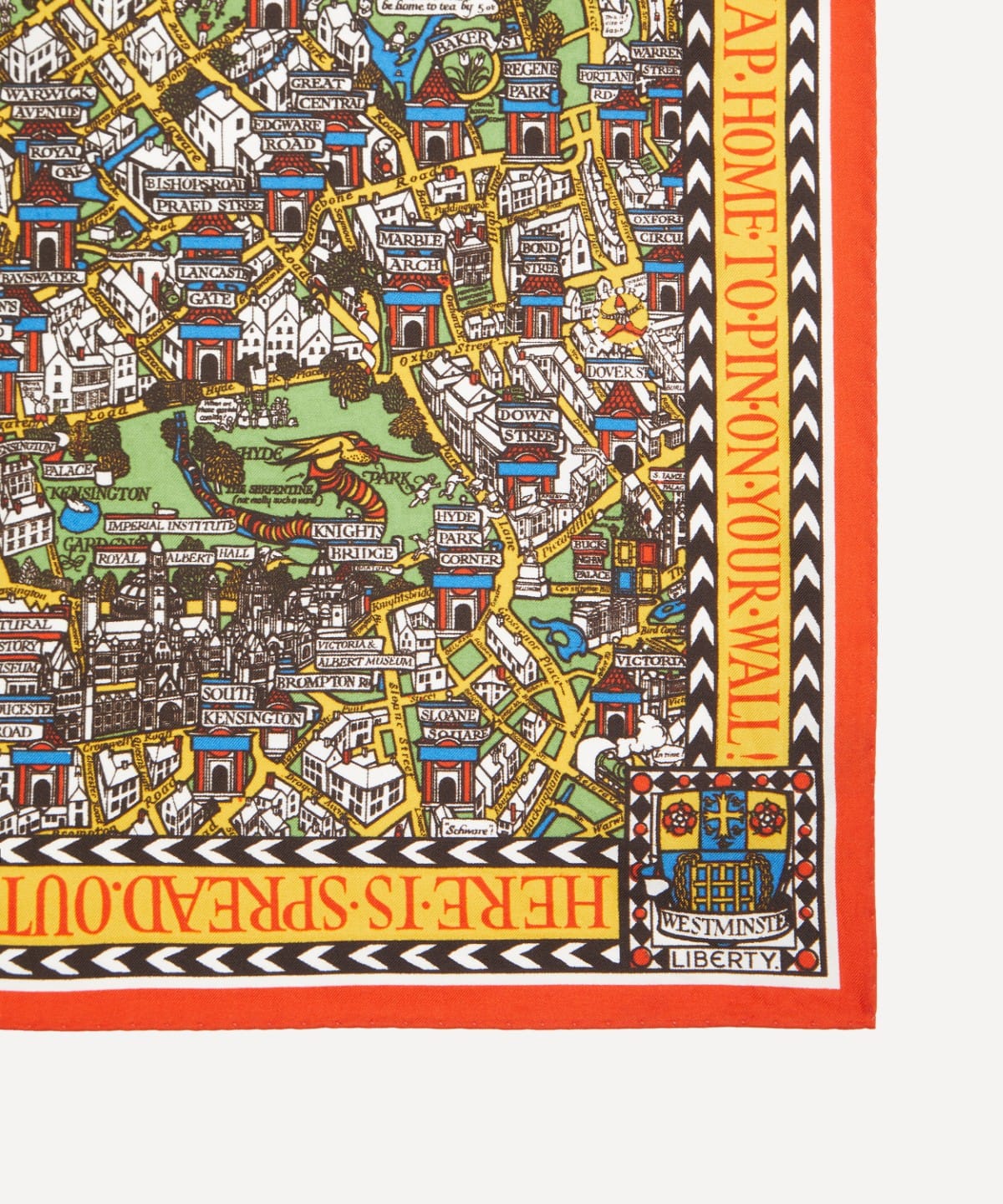 ビッグ スモーク シルクツイルスカーフ 45