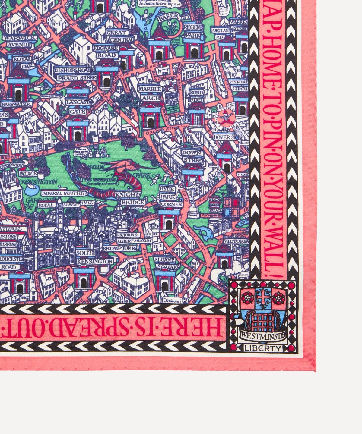 ビッグ スモーク シルクツイルスカーフ 45