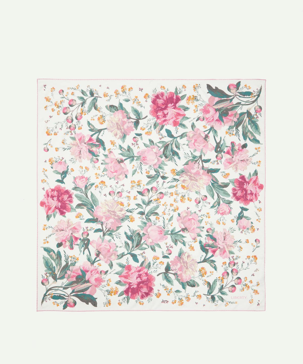 ワイルド ロシンダ 90x90 シルク スカーフ