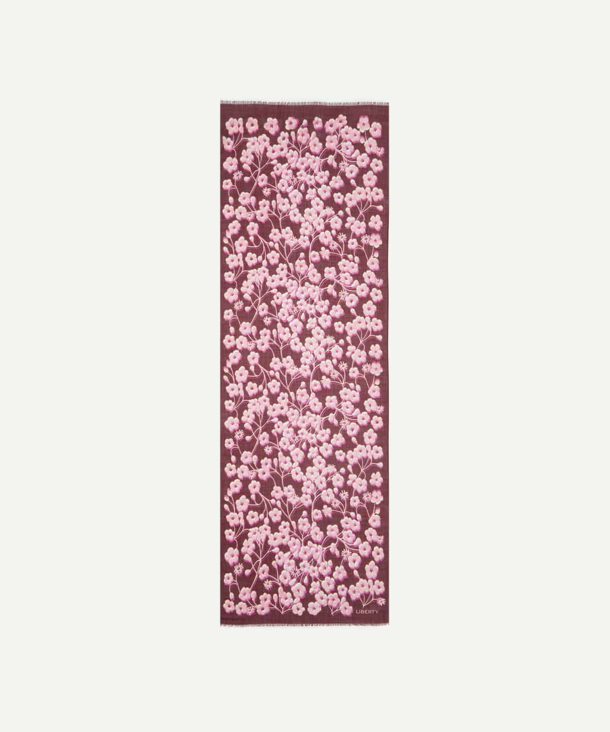 ミッツィ ミングル 70x200 ウール シルク スカーフ