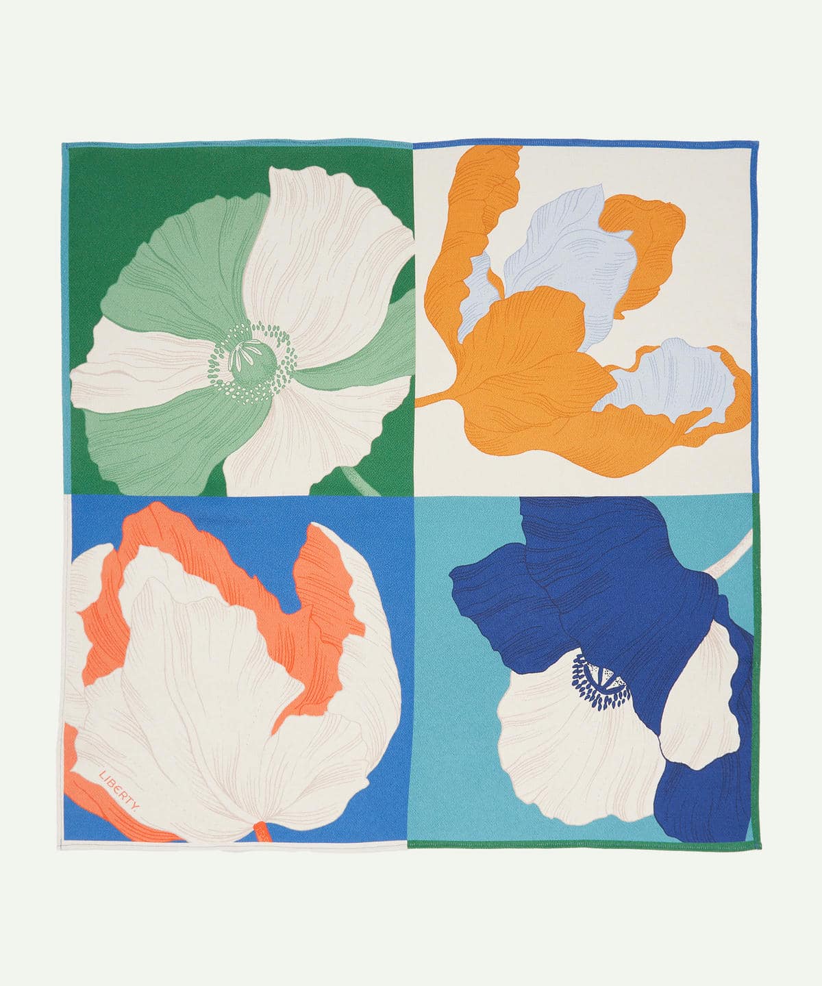 フローラル・ミューズ 丹後ちりめん90cm角風呂敷