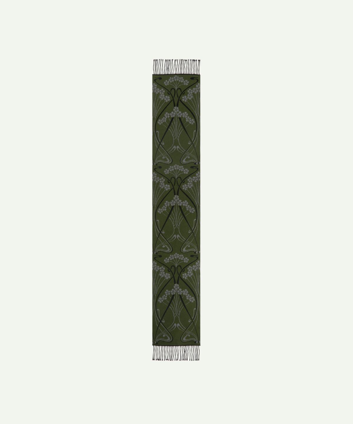 ジャイアント アイアンシ 35x190 ジャカード ウール スカーフ