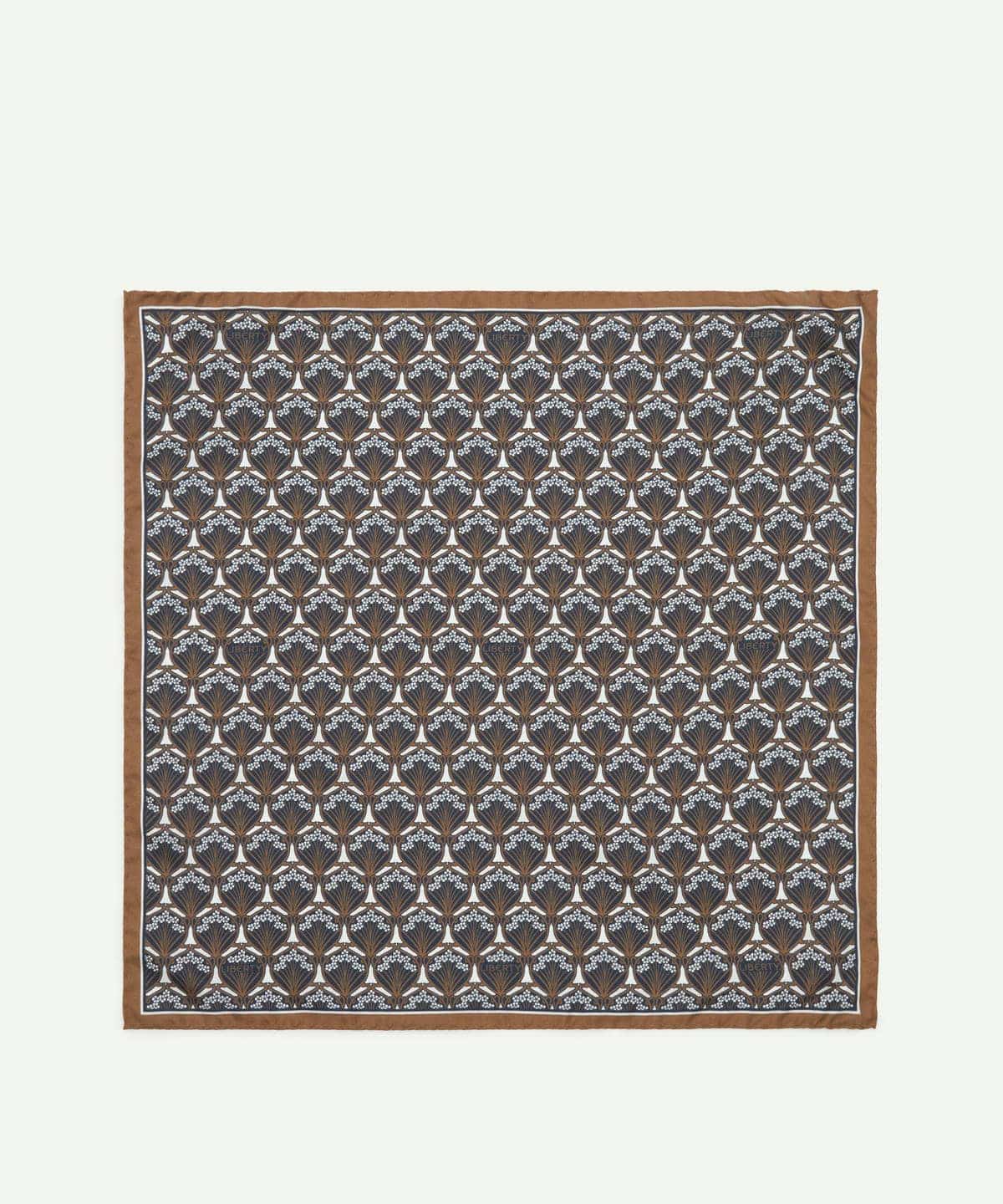 アイフィス ストライプ 45x45 シルクスカーフ