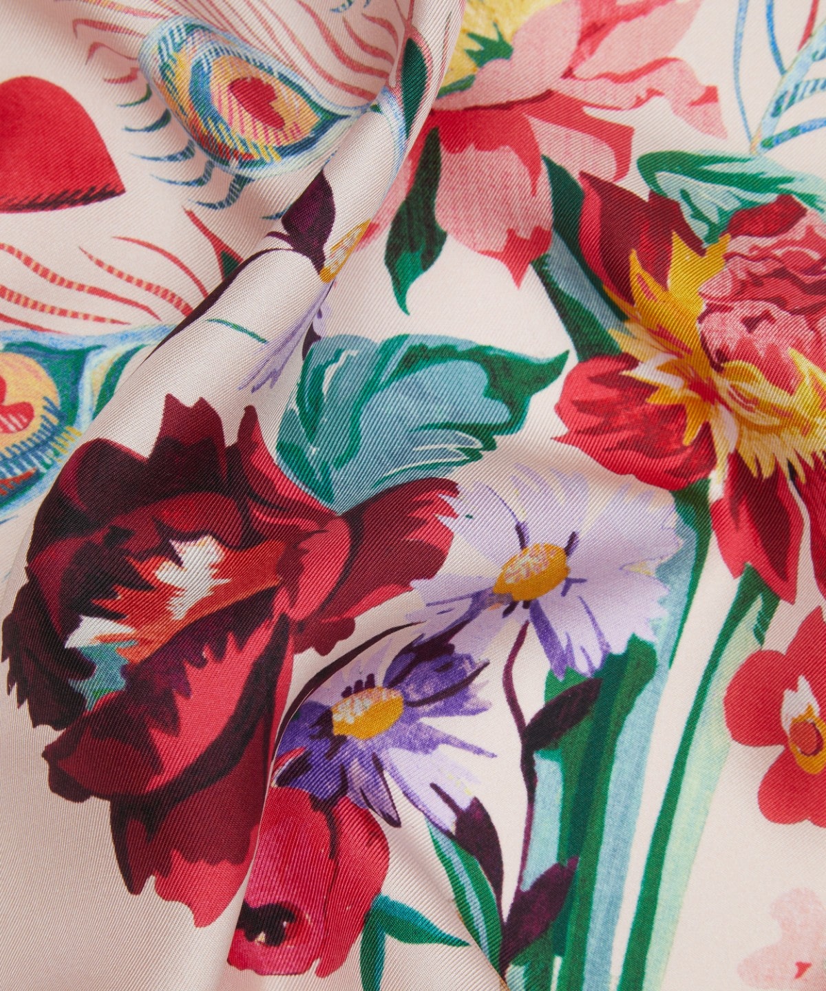 ピース ラブ アンド リバティ シルクスカーフ 70