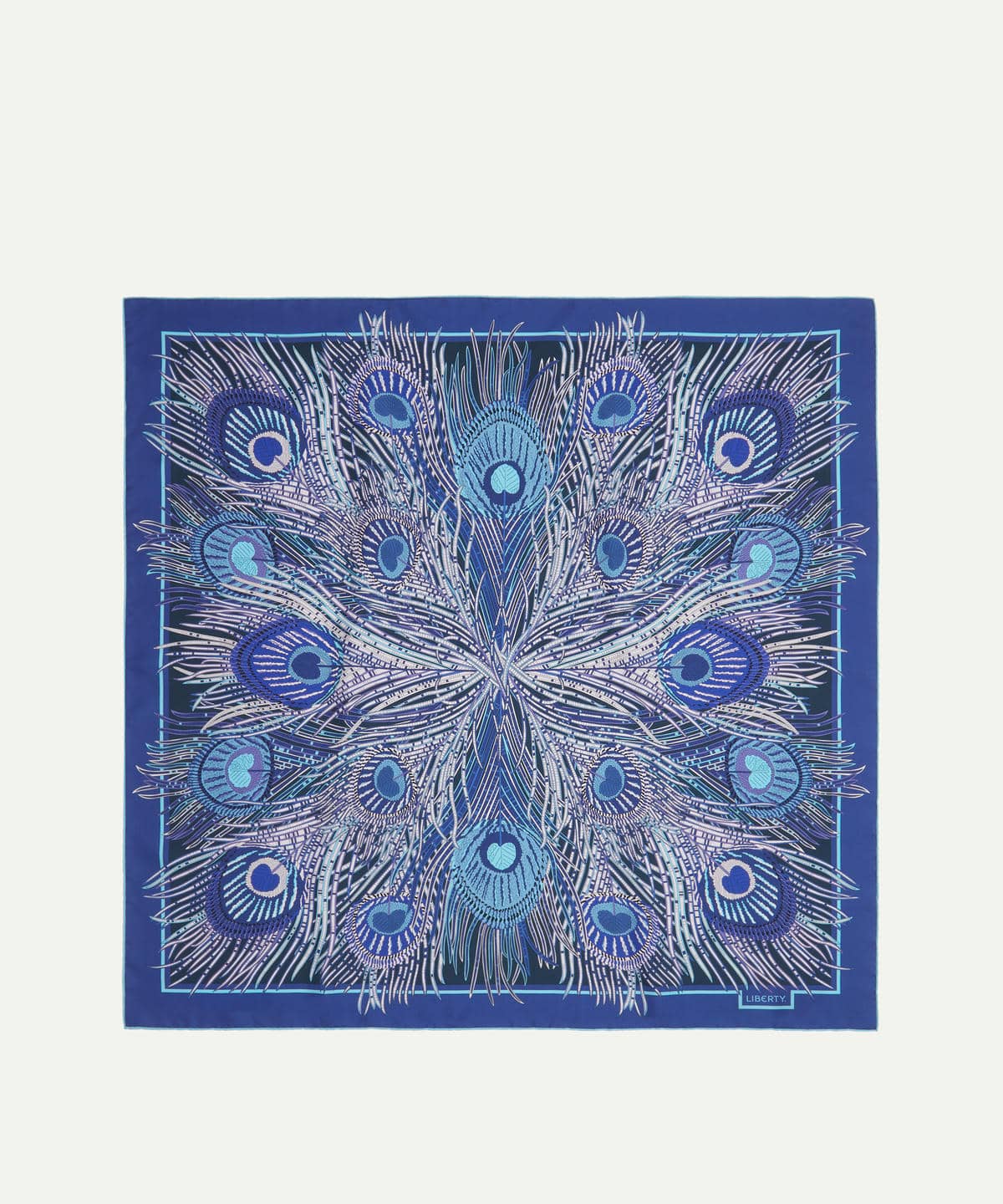 ヘラ 90x90 シルクスカーフ