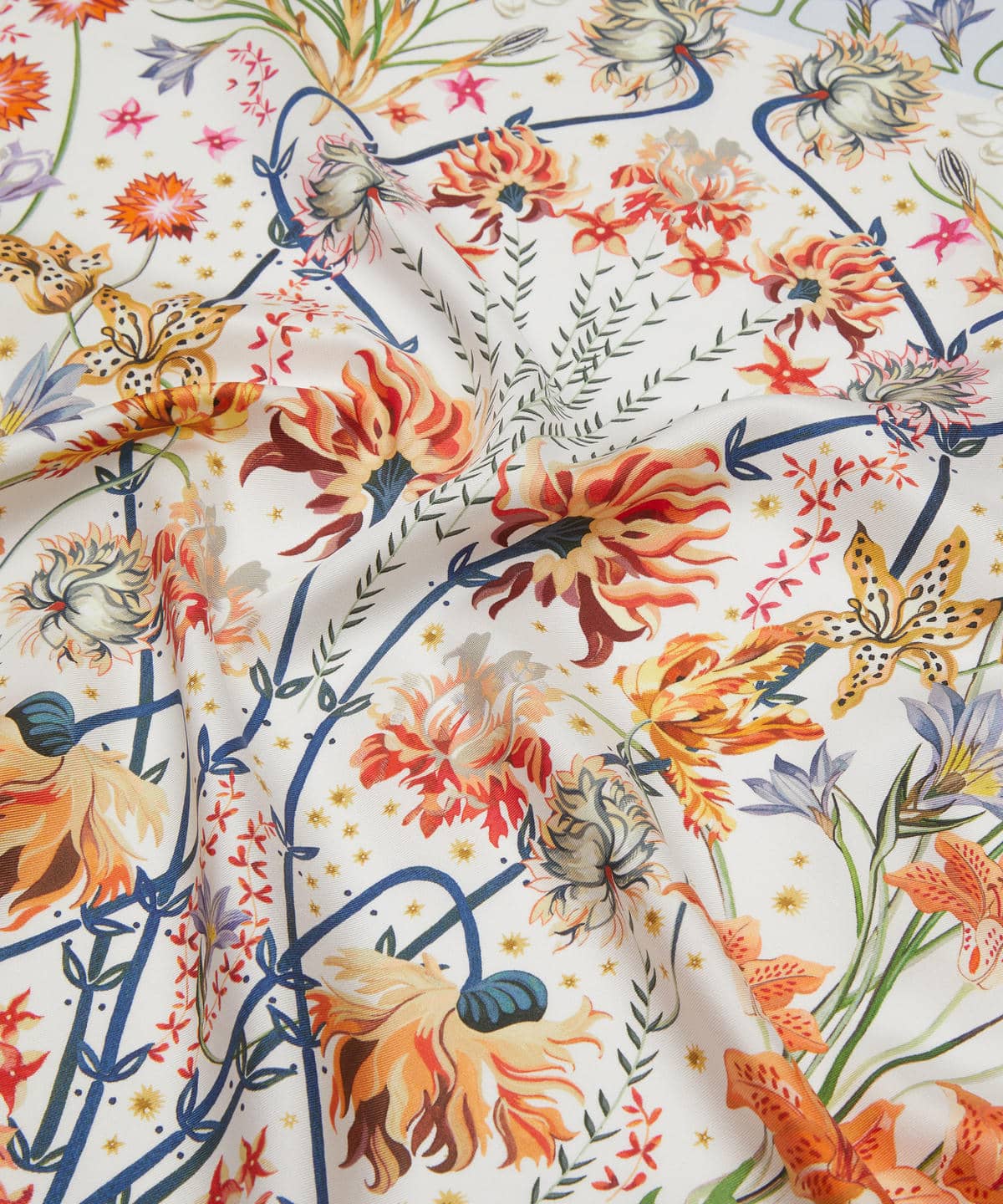 アイアンシ ガーデン シルクスカーフ 70