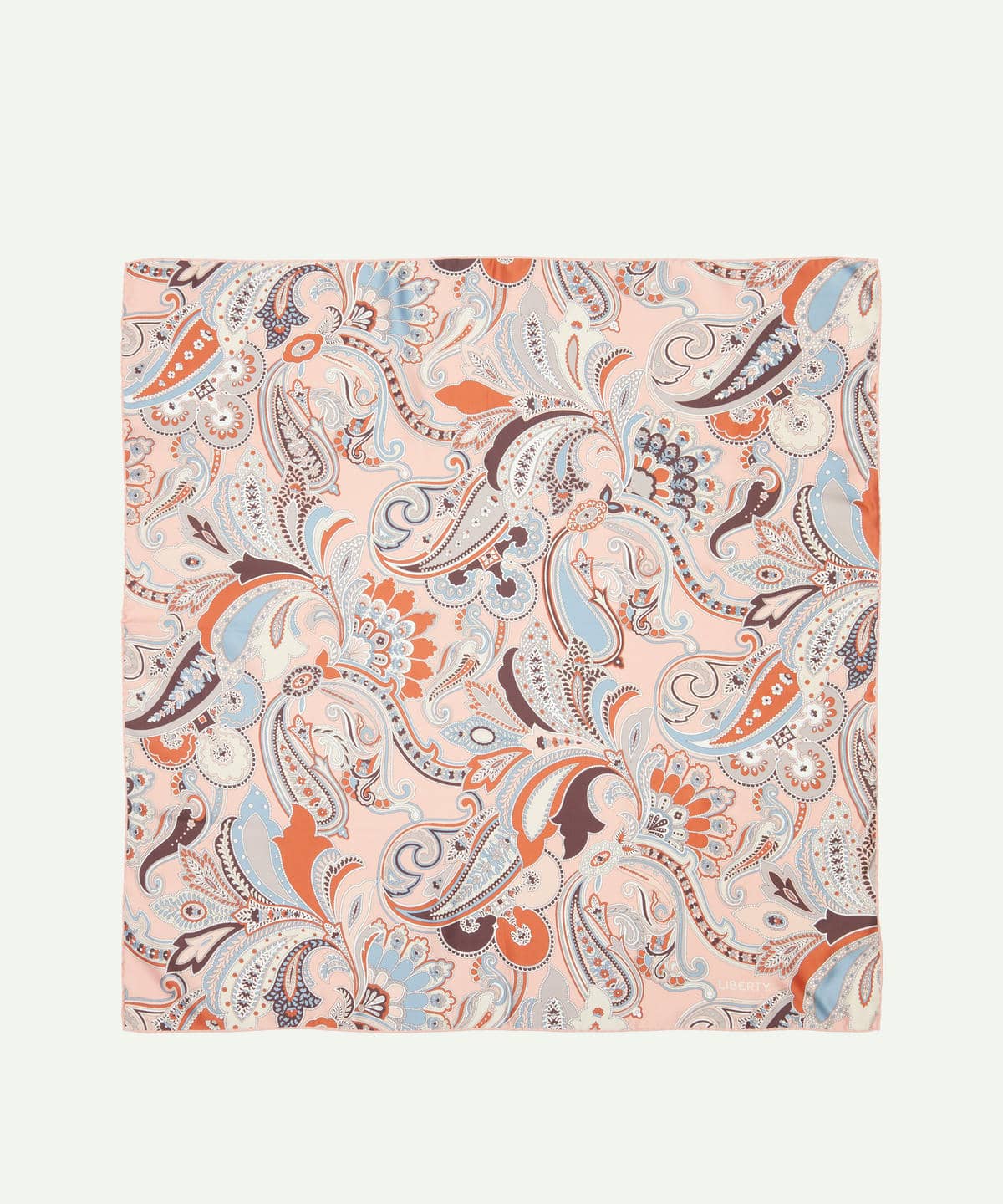 ペイズリー ファンファーレ ジャカード シルクスカーフ 90