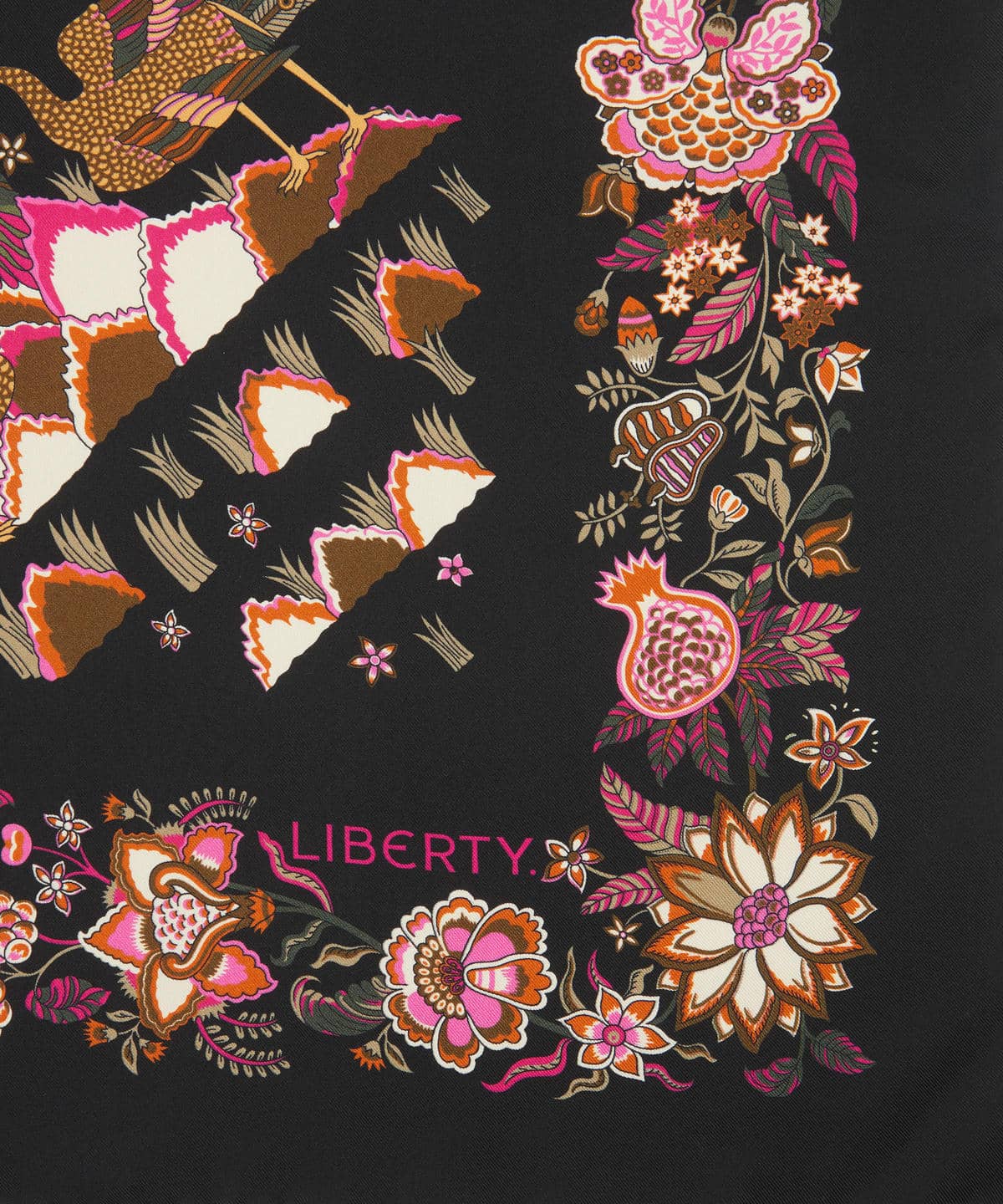 トロピカル ツリー オブ ライフ シルクスカーフ 90