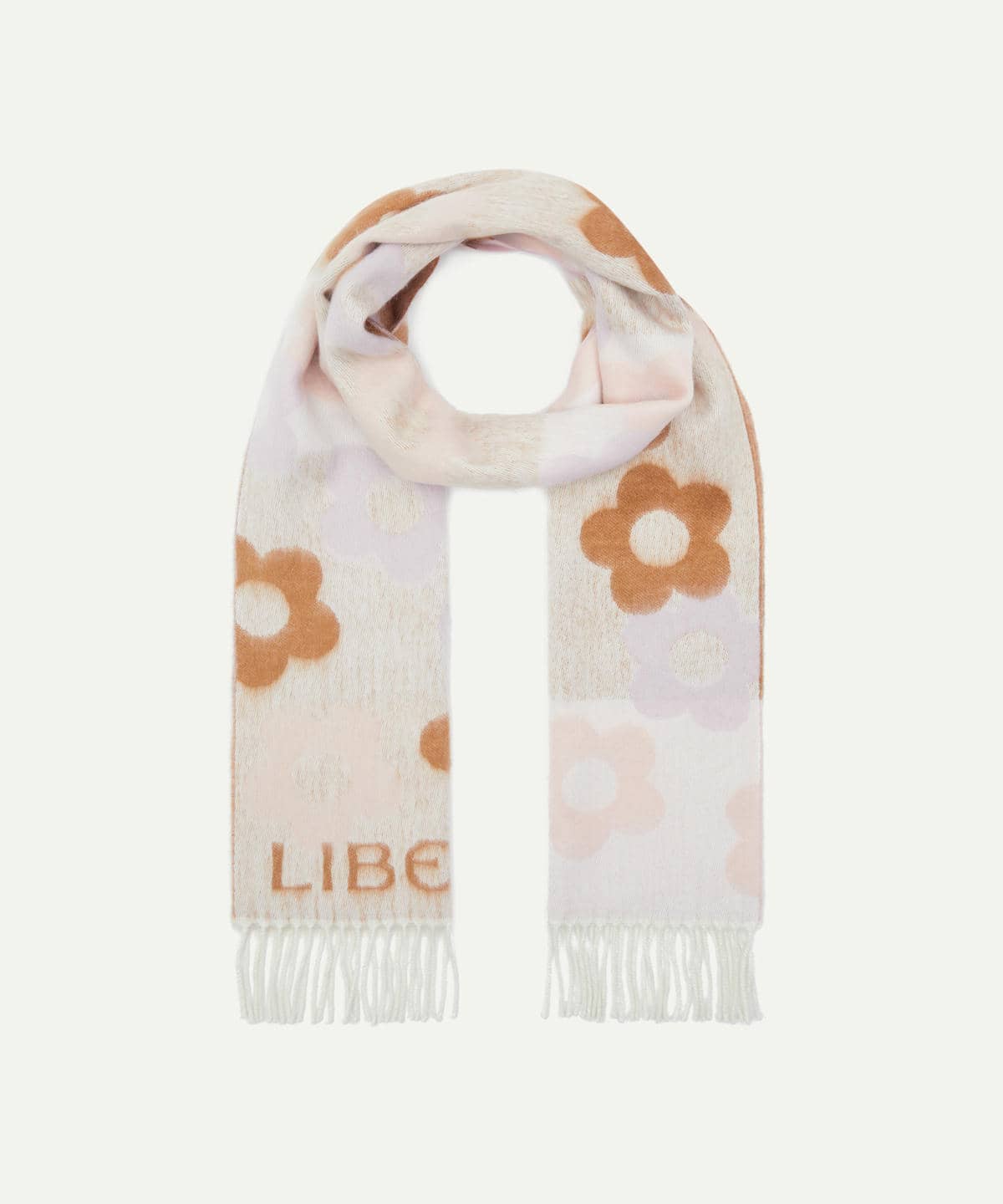 フローラル モヘアスカーフ 35×220