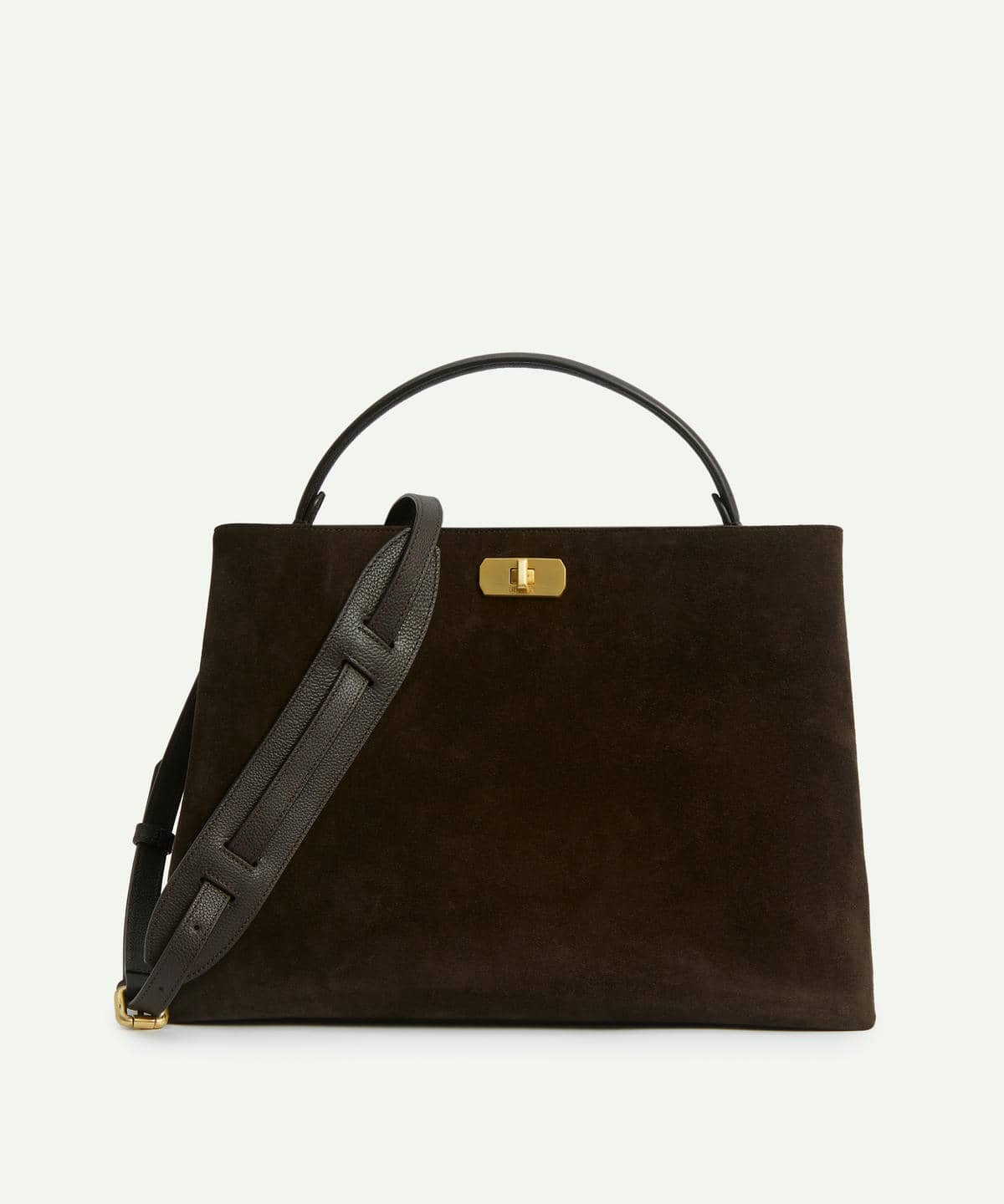 バーリントン スエード トップハンドル バッグ