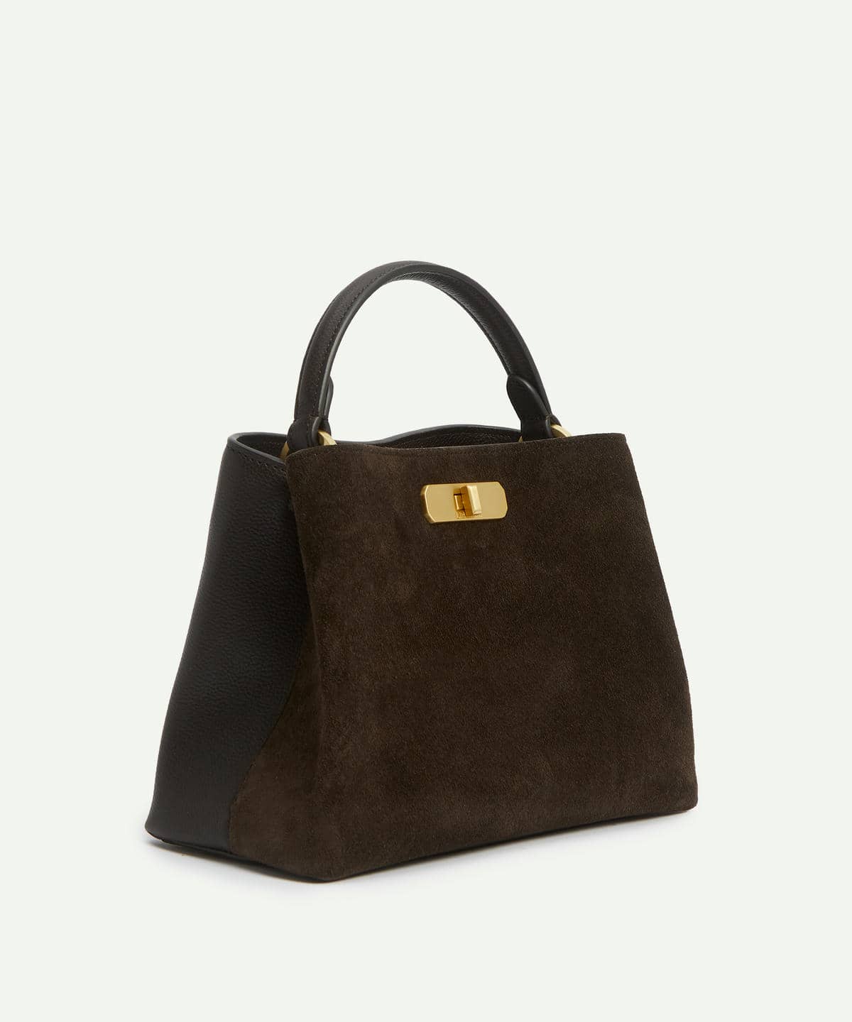 バーリントン スエード ミニ トップハンドルバッグ