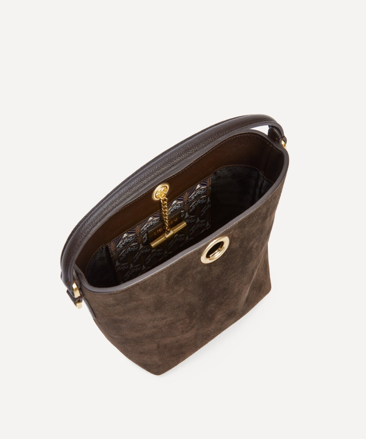 ウォーダー スエード ミニ バケット バッグ