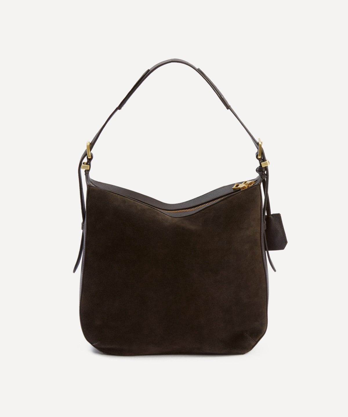 コンプトン スエード ホーボーバッグ